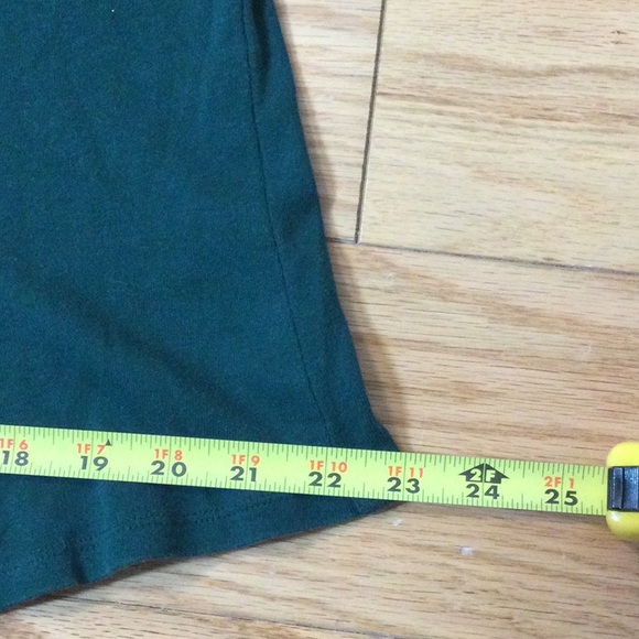 XL Christopher & Banks hunter green stretch button down blouse - Picture 13 of 16